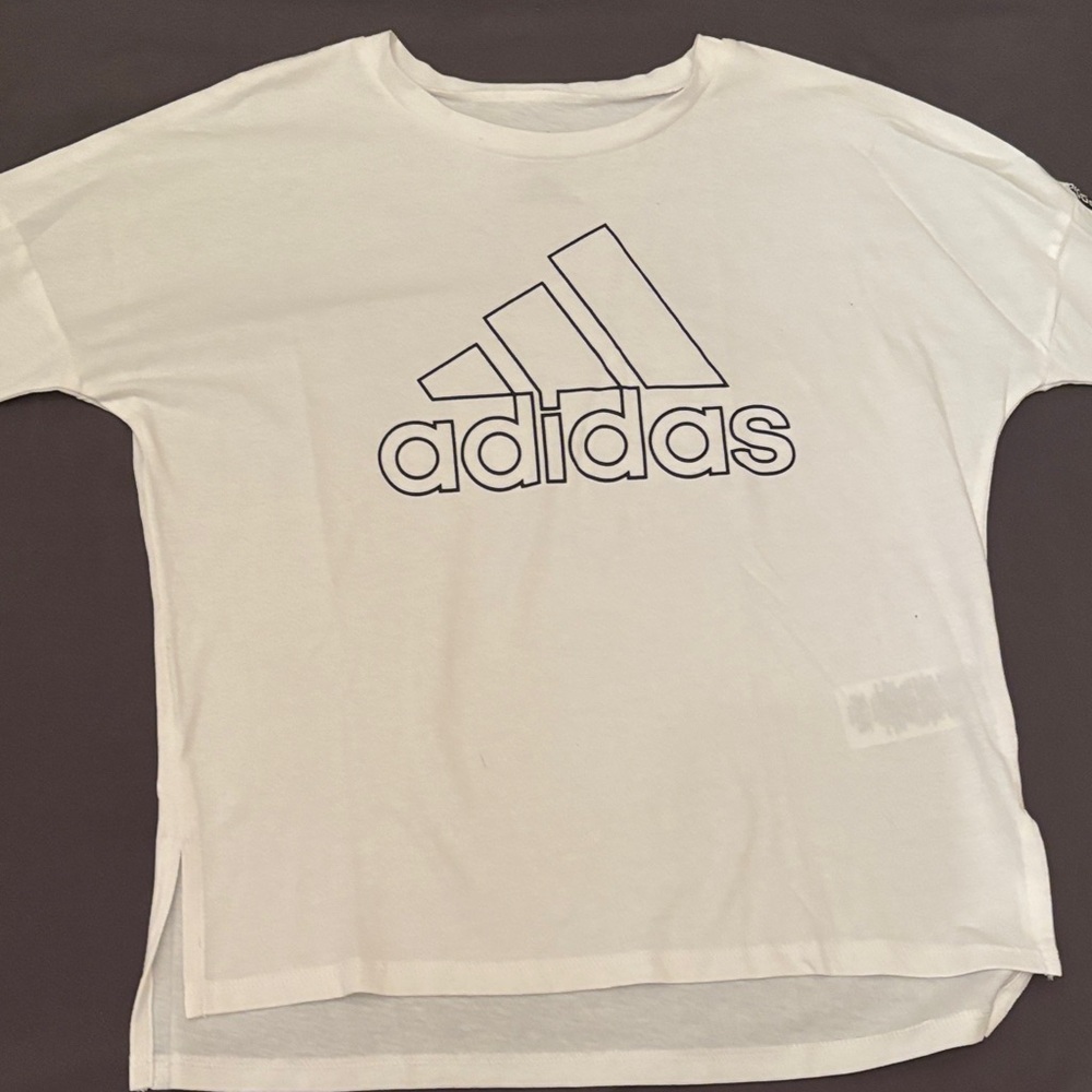 Adidas Men's White Logo Tee